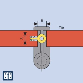 Türdichtungsgummi für Compactbänder 80 / 58